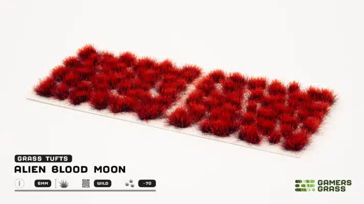 Grass Tuft: Alien Blood Moon 6mm- Wild