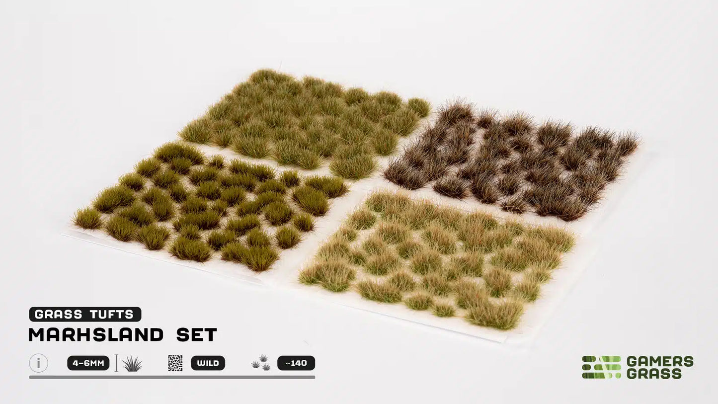 Grass Tuft Set: Marshland Set- Wild