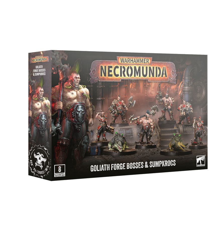 Necromunda: Goliath Forge Bosses & Sumpcrocs