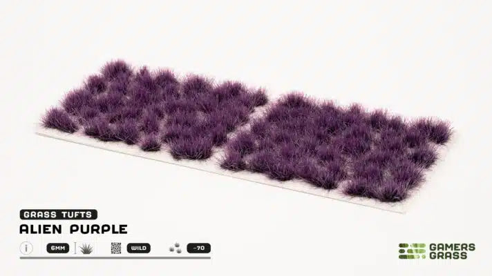 Grass Tuft: Alien Purple 6mm- Wild