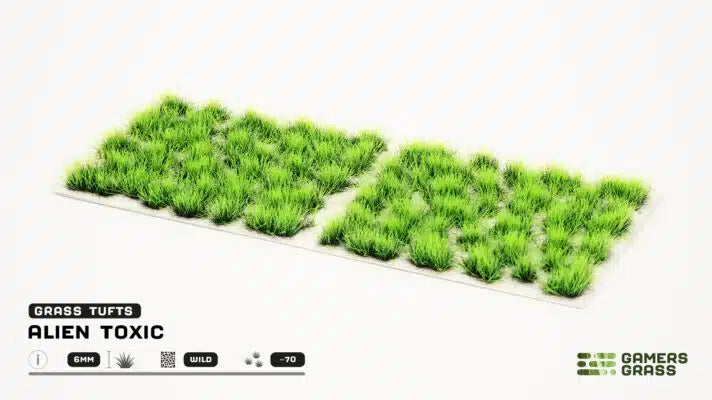 Grass Tuft: Alien Toxic 6mm- Wild