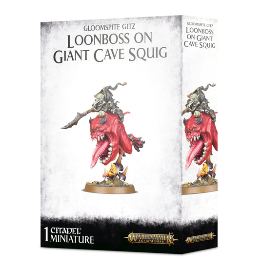 Gloomspite Gitz: Loonboss of Giant Cave Squig