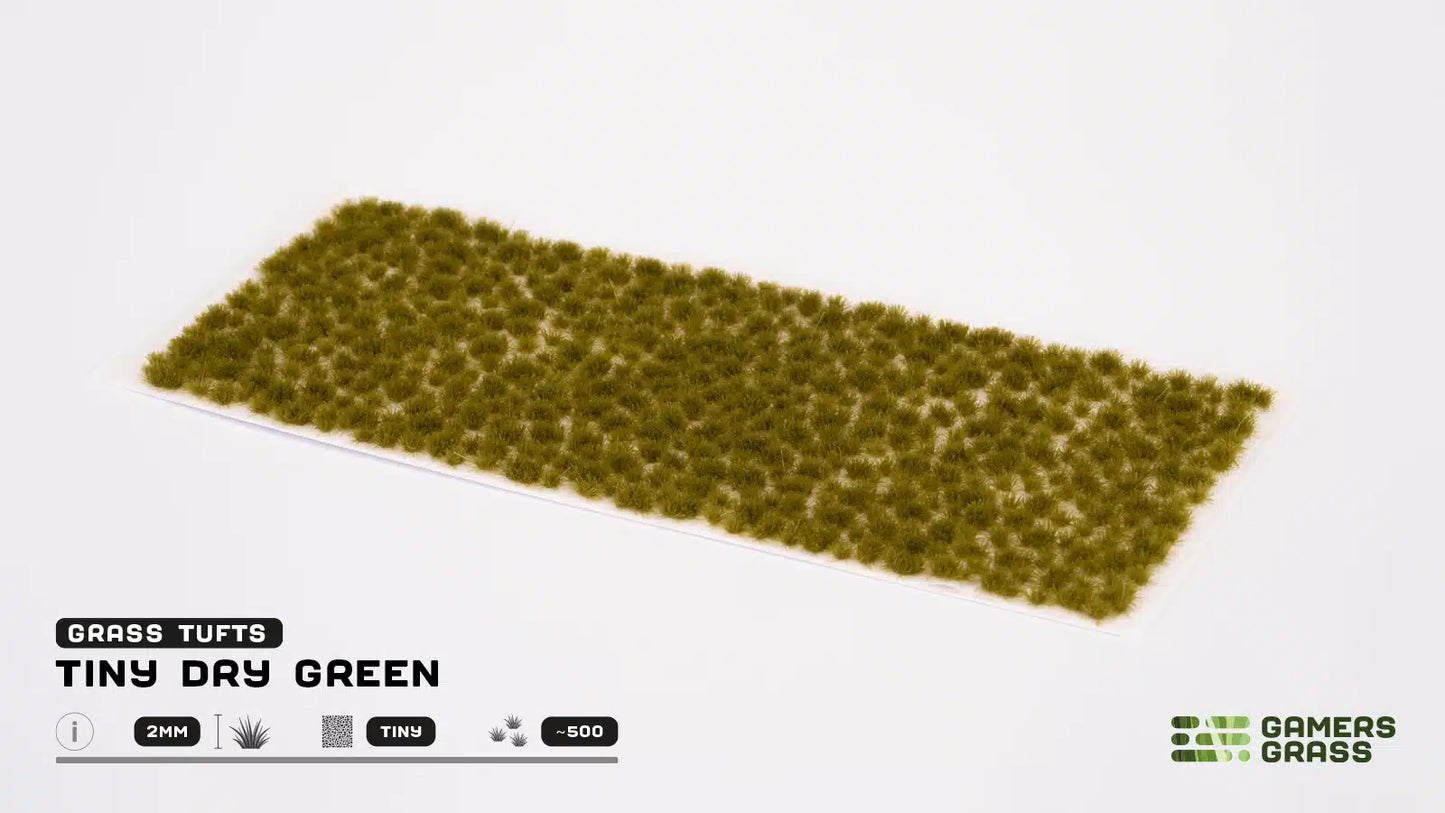 Grass Tuft: Tiny Dry Green