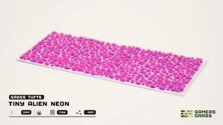 Grass Tuft: Tiny Alien Neon